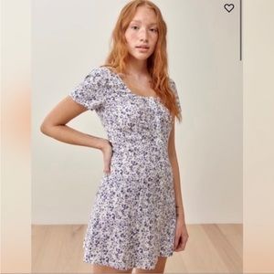 Reformation Margaux mini floral dress